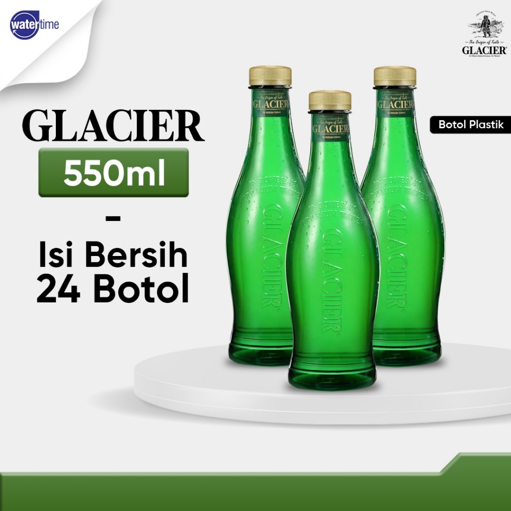 

GLACIER Plastic Bottle Indonesia Premium Water 550ml