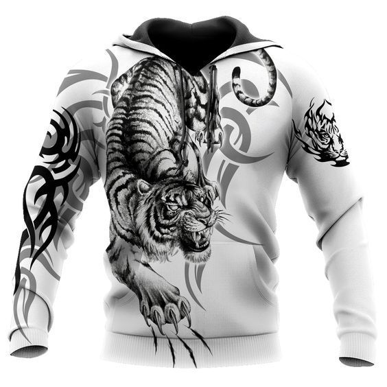 Jaket Macan || Hoodie Macan/Harimau Pria dan Wanita Dewasa Bahan Premium Full Printing (Coustum)