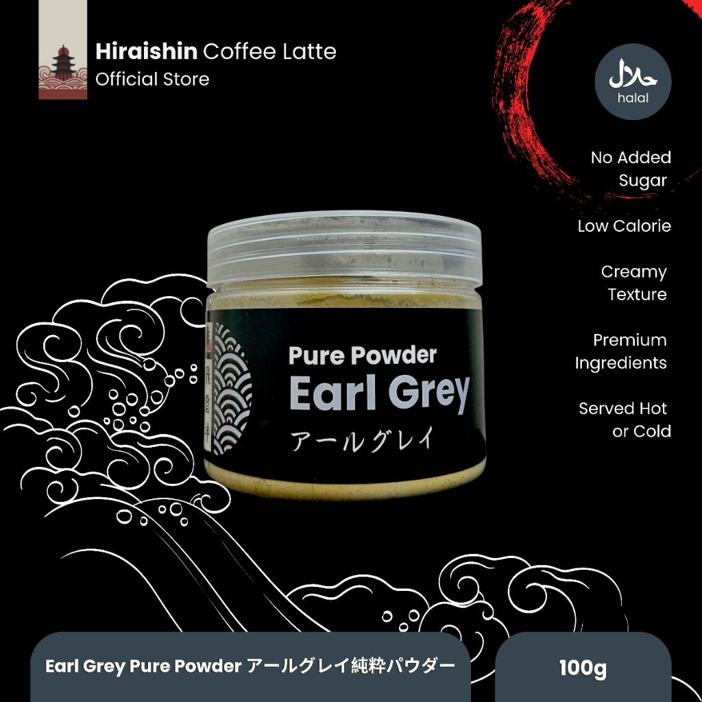 

Earl Grey Pure Powder 100gram, Tanpa Gula & Rendah Kalori