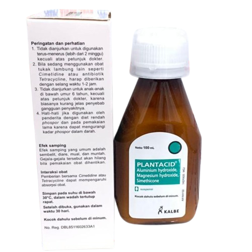 Plantacid Sirup 100 ml - Obat Asam Lambung