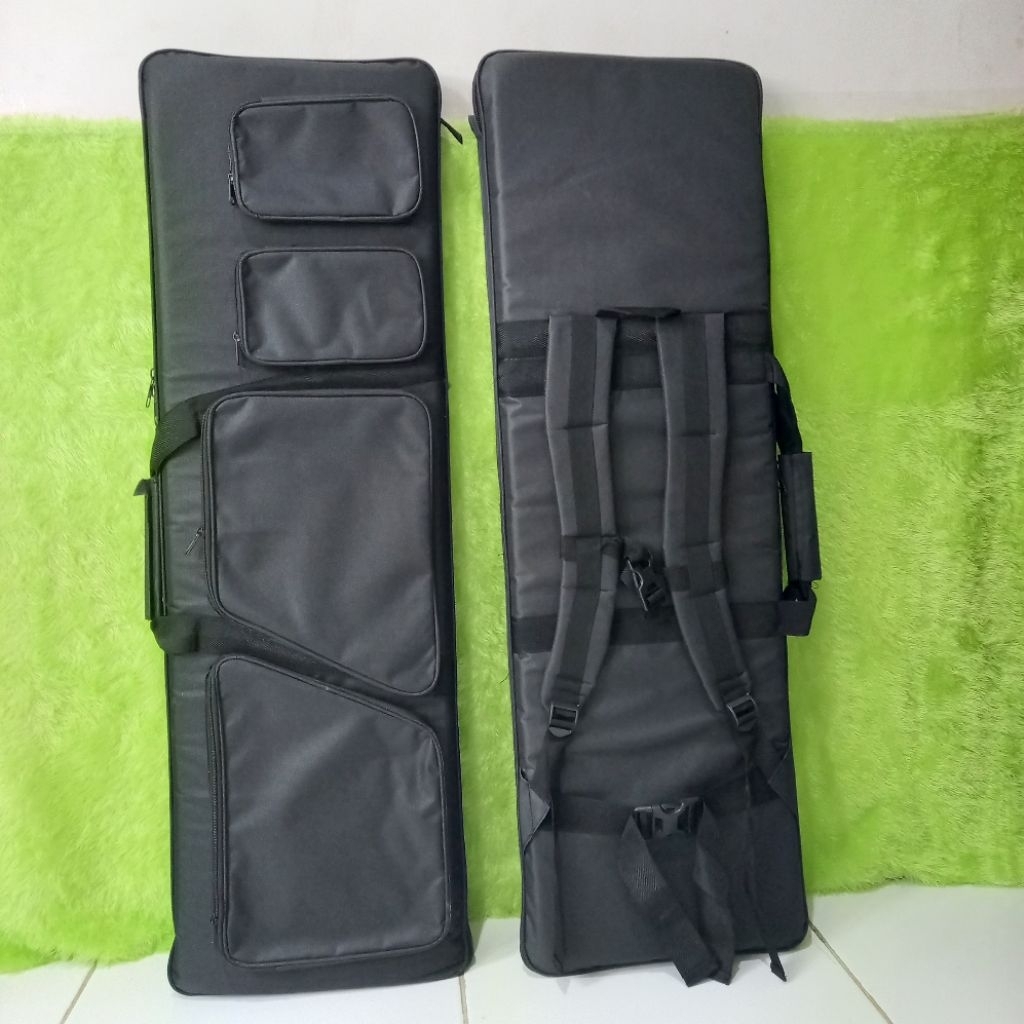 Tas senapan kotak hitam 100cm