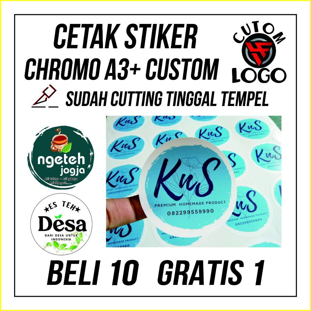 

STIKER LABEL KEMASAN PRODUK CROMO BONTAK / STIKER KEMASAN / STIKER LABEL CUTTING