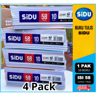

Paket Hemat Buku Tulis Sidu 58 (4 Pack)