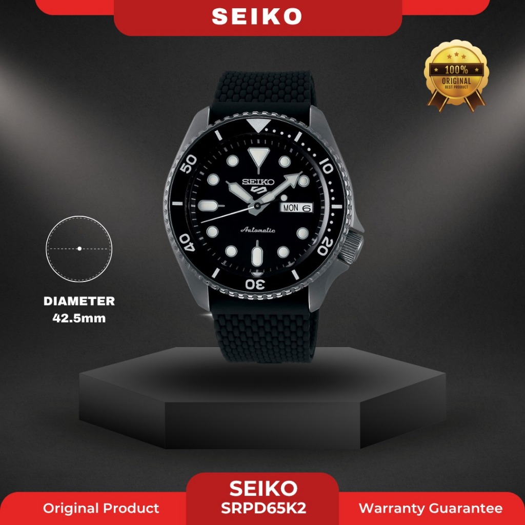 SEIKO SRPD65K2 PRIA ORIGINAL JAM TANGAN COWOK ARLOJI COWOK FASHION