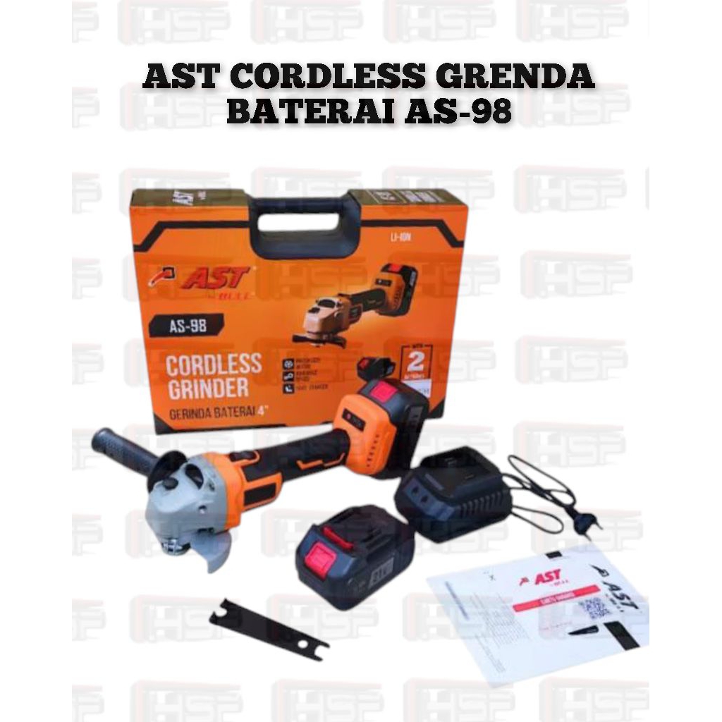 AST CORDLESS GRENDA BATERAI PROMO AS 98-21V-1BATERAI