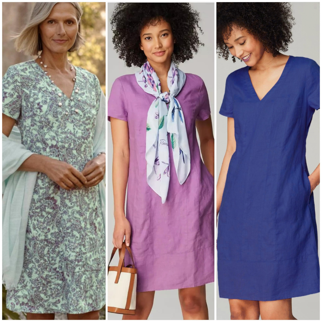 Dress J.Jill Love Linen V-Neck Dress