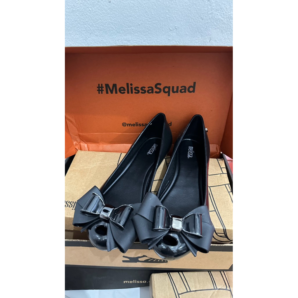 SEPATU FLAT SHOES MELISSA PITA BOW ORIGINAL