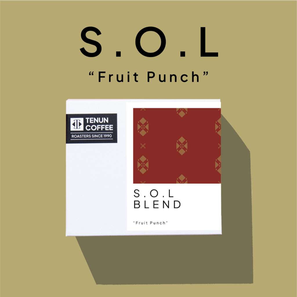 

TENUN COFFEE ROASTERS S.O.L Blend, Roasted Coffee Beans Biji Kopi Matang 200gr/1kg