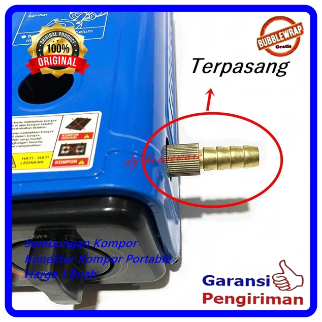 Sambungan Kompor Konektor Kompor Portable Mini Sambungan Gas ( 1 Pcs )