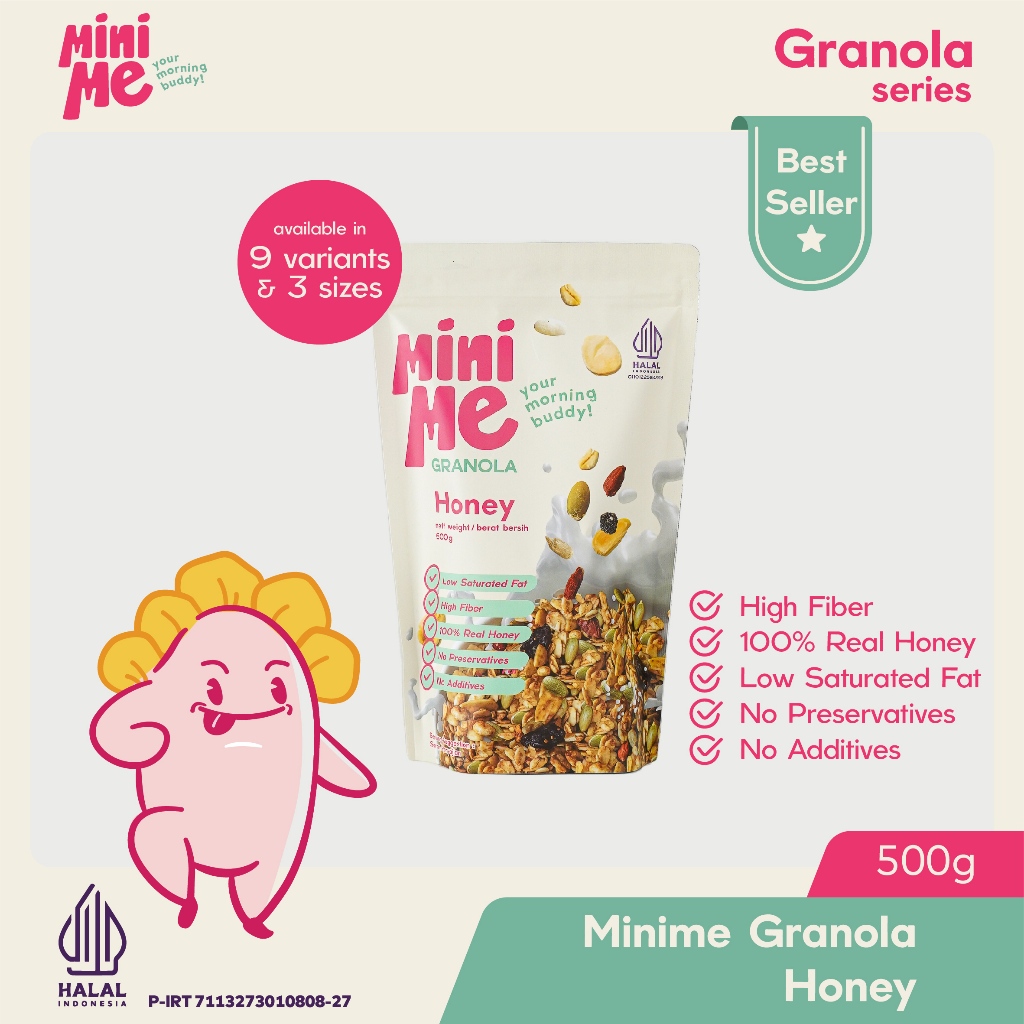 

MINIME Granola - Honey 500gr Sereal Diet