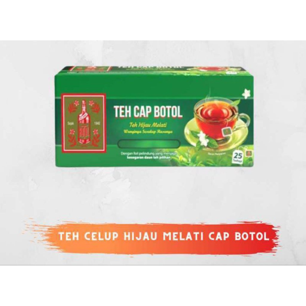 

Teh Celup Hijau Melati Cap Botol - 1PCS