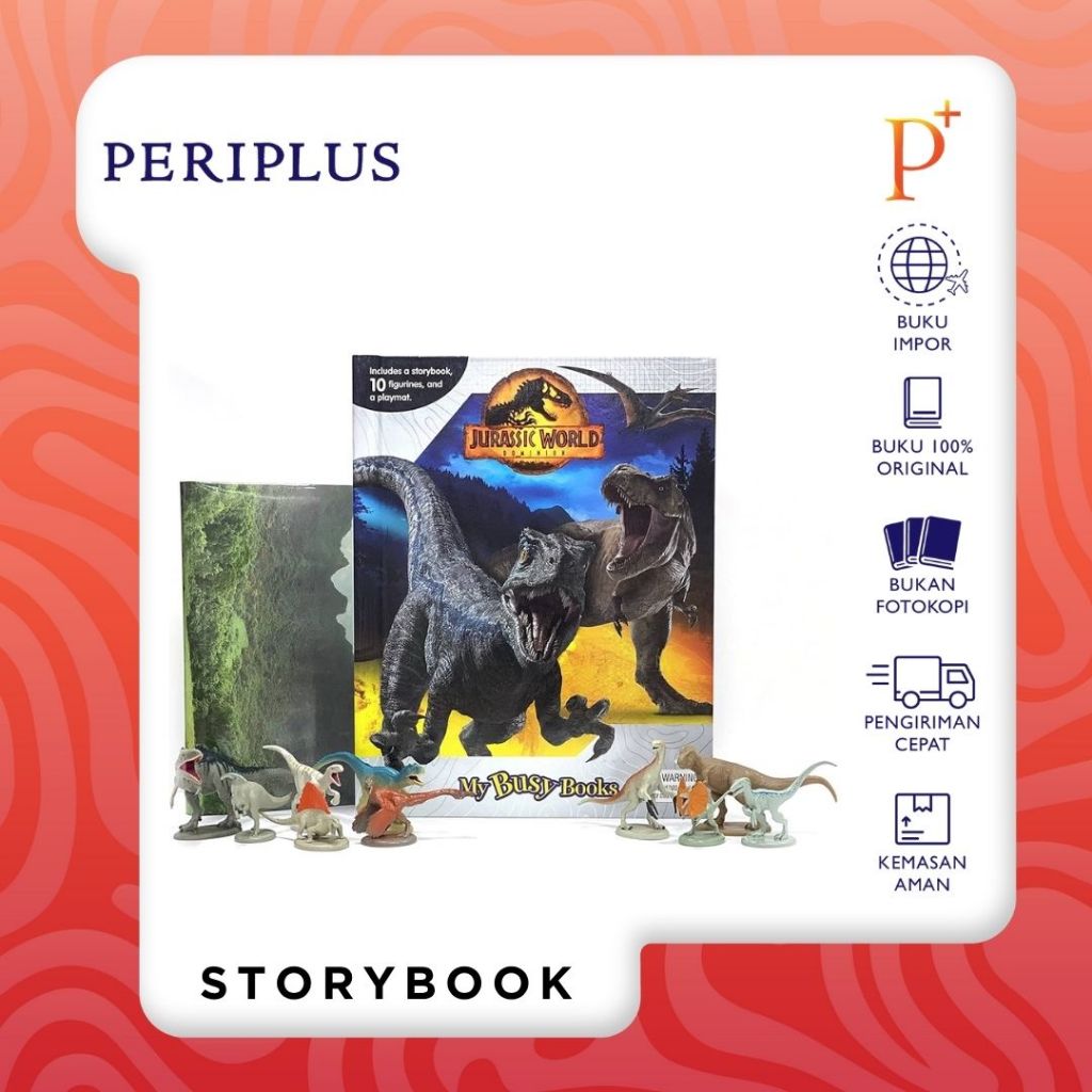 My Busy Book: Jurassic World - 9782764354711