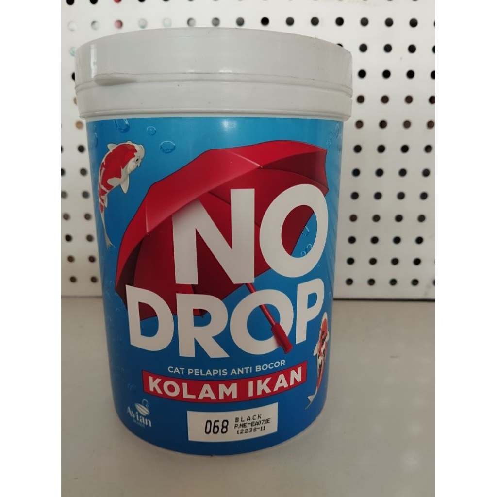 NO DROP CAT KOLAM IKAN WARNA HITAM