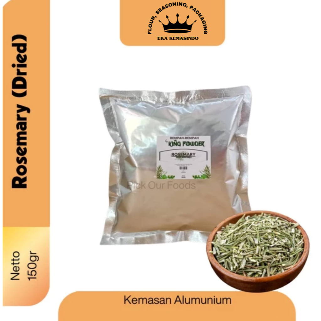 

Dried Herbs Rosemary Flakes | Daun Rosmery Kering | Rosemary Leaves