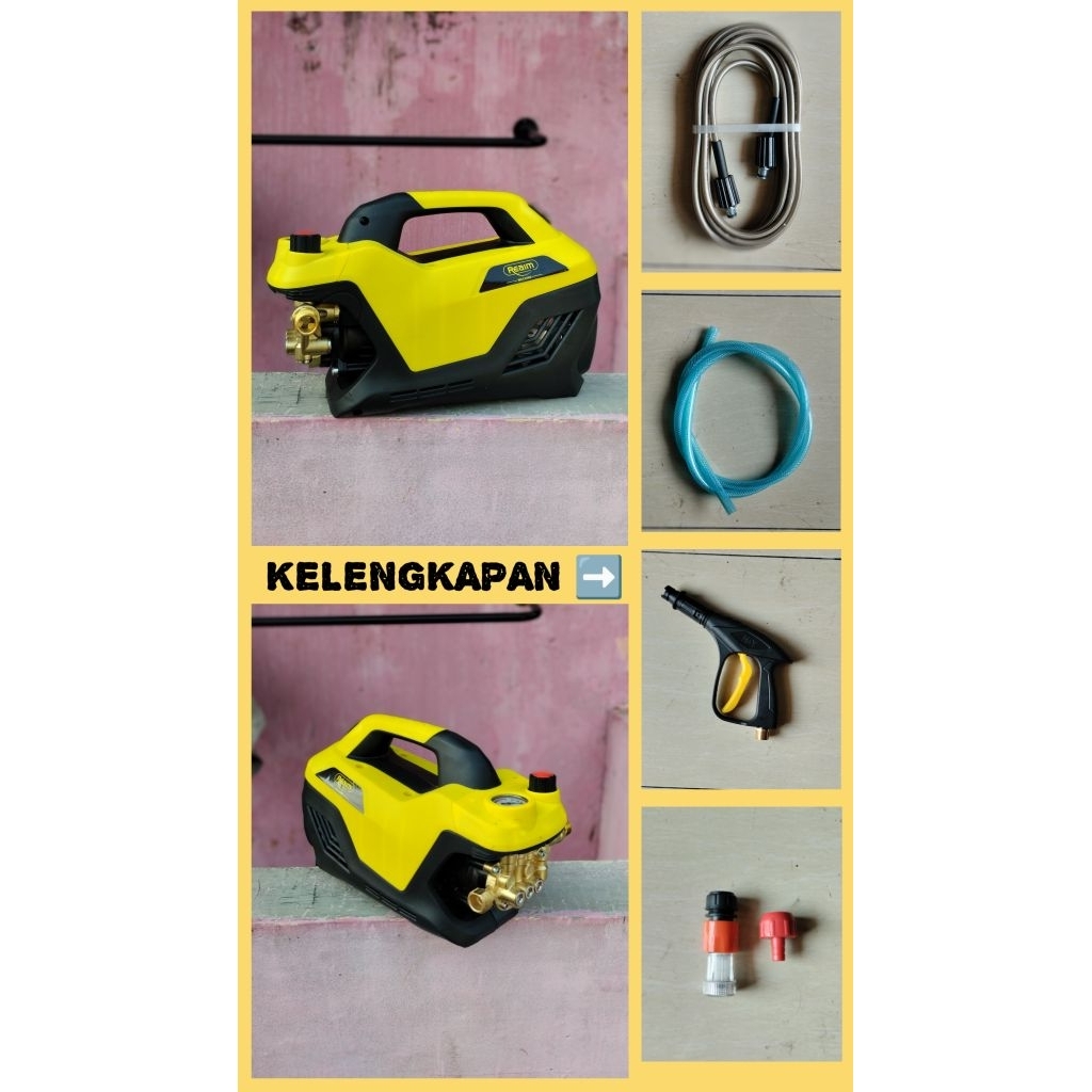 Jet Cleaner Steam Motor/Mobil Siap Pakai Merk REAIM