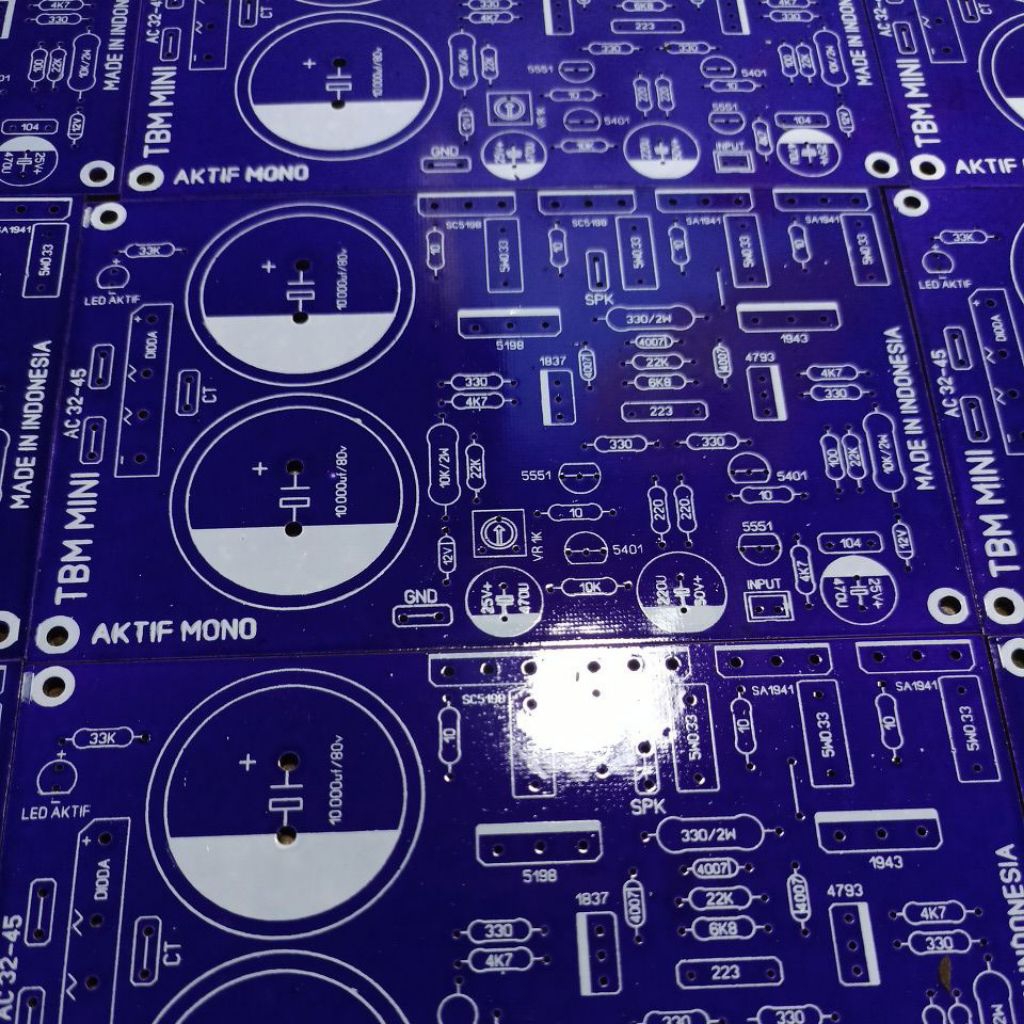 PCB TBM MINI AKTIF MONO BAHAN FIBER