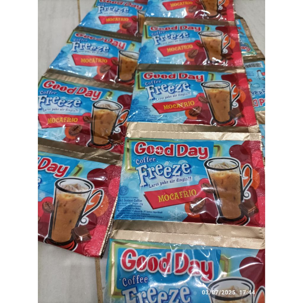 

good dayy freeze 10 sachet