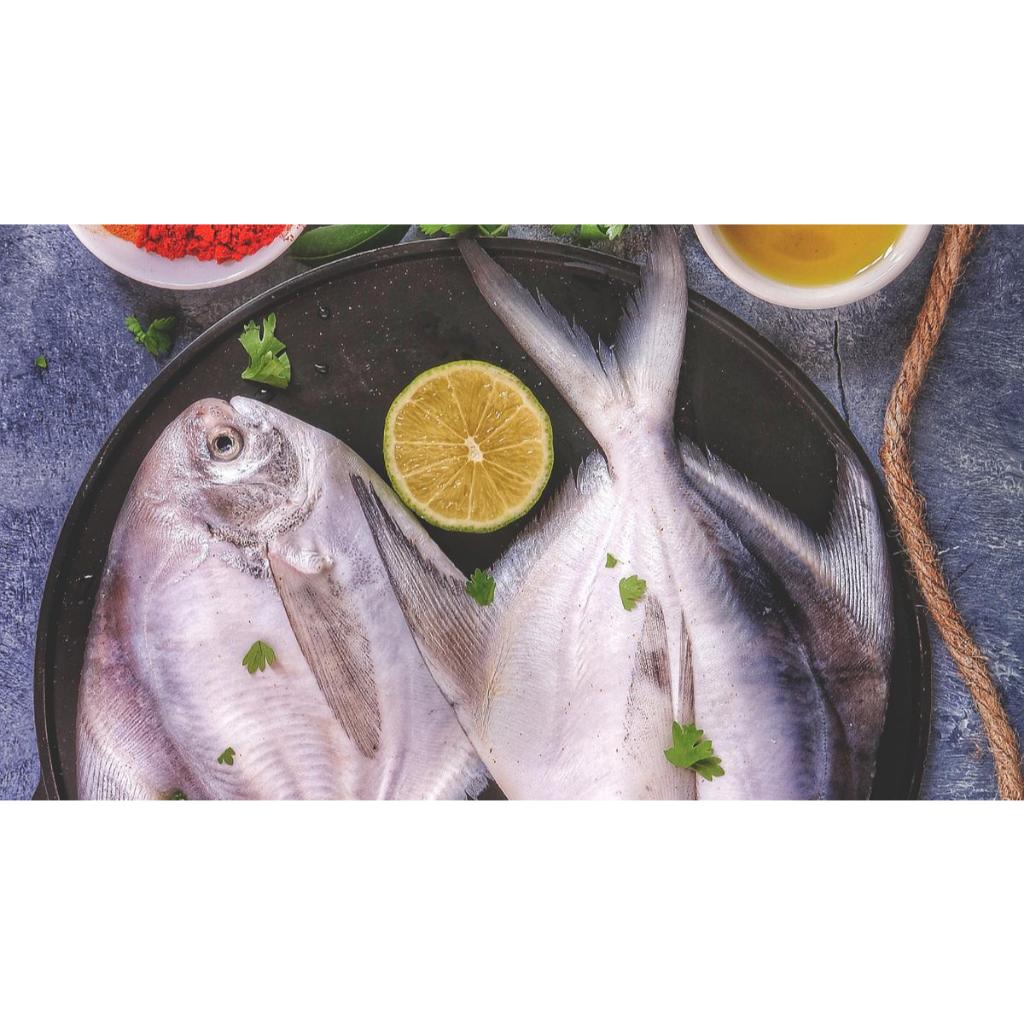 

IKAN BAWAL HITAM BUMBU KUNING SIAP SAJI