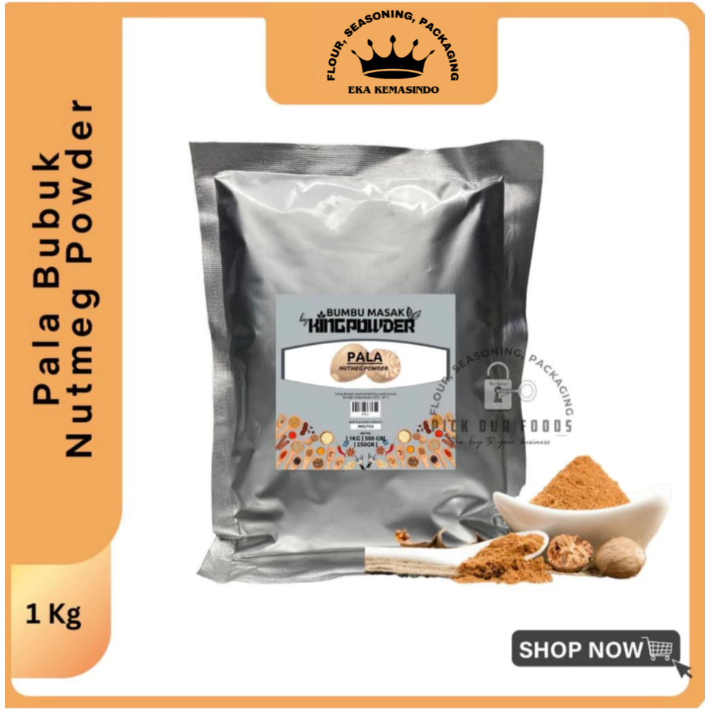 

Pala Bubuk 1 kg / Nutmeg Powder 1000 gram / Pala Bubuk 1kg