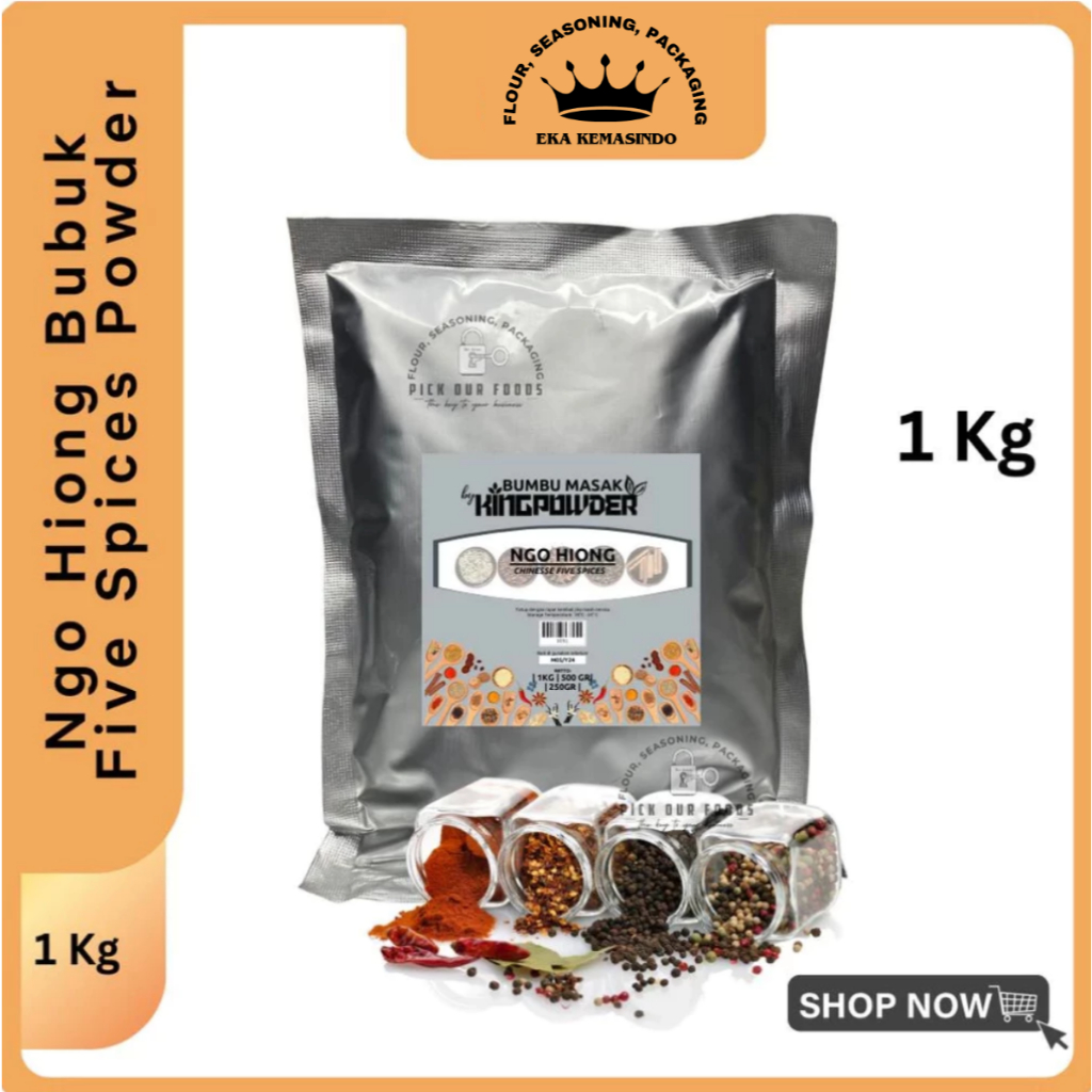 

Ngo Hiong Bubuk 1000 gram / Chinese Five Spices Powder 1 kg / Ngohiong 500gr / Ngo hiong 250gr / Ngohiong 70gr