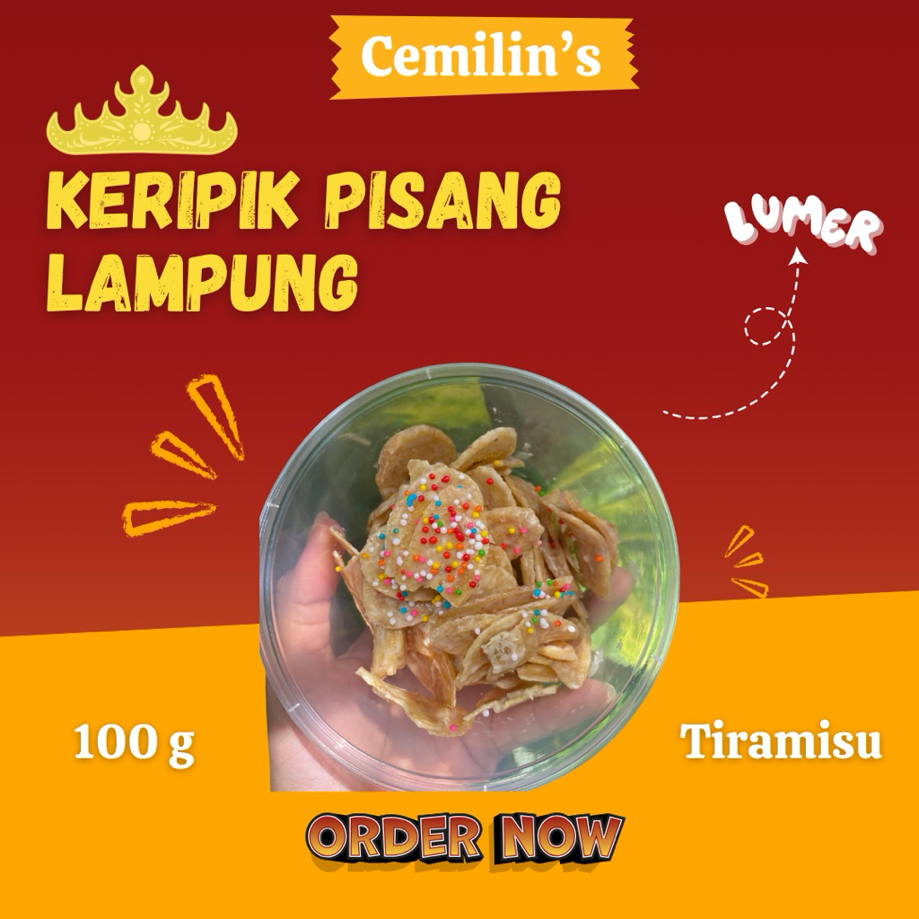 

Keripik Pisang Lumer Tiramisu by Cemilin’s