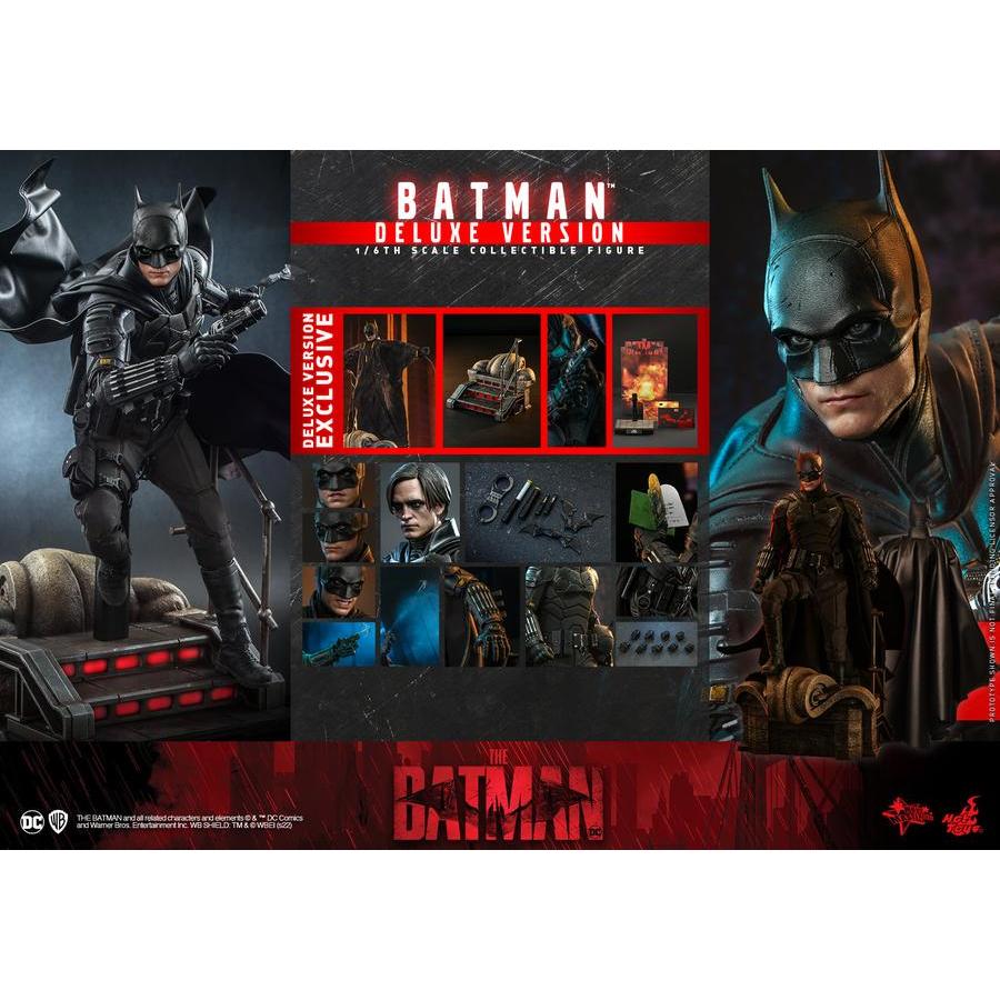 Hot Toys Batman The Batman Robert Pattinson Batman Deluxe MMS 639