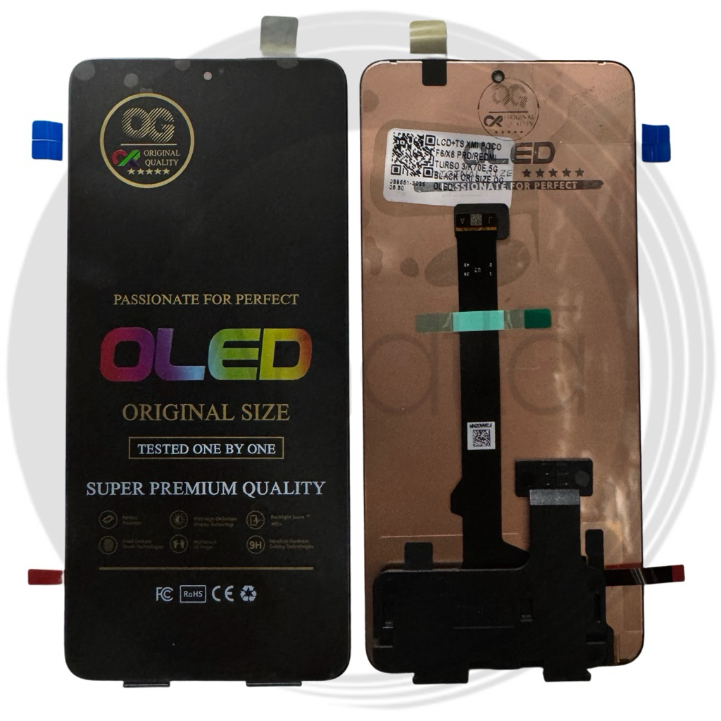 LCD POCO F6 / X6 PRO / XIAOMI REDMI TURBO 3 / K70E 5G OLED TOUCHSCREEN FULLSET ORIGINAL