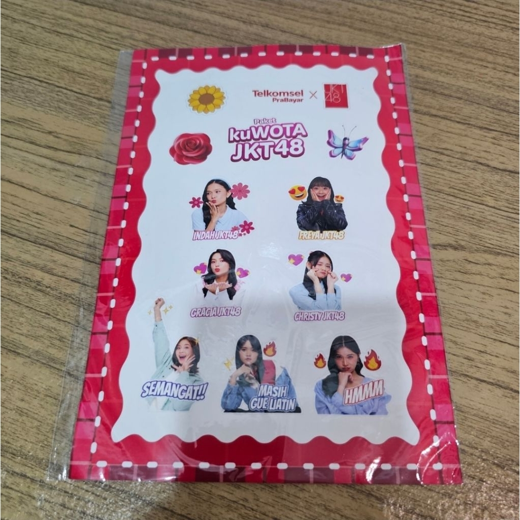 

Stiker Collab JKT48 OFFICIAL (SATUAN)
