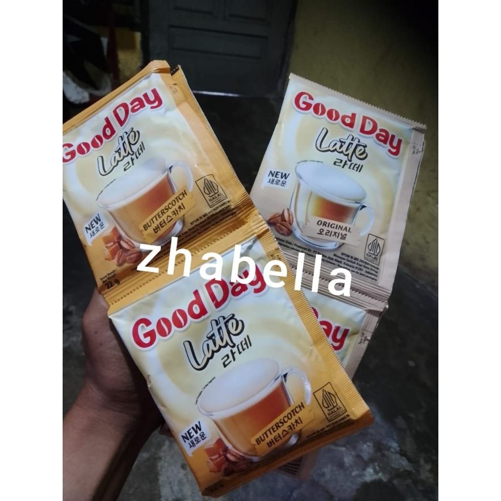 

goodday latte renceng isi 10 sachet