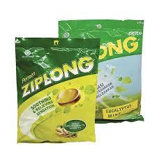 

permen ZIPLONG jahe eucalyptus candy mint pelega tenggorokan