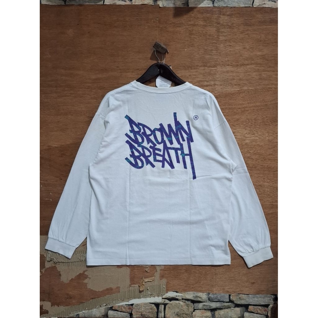 Kaos lengan panjang Brown Breath size "XL"