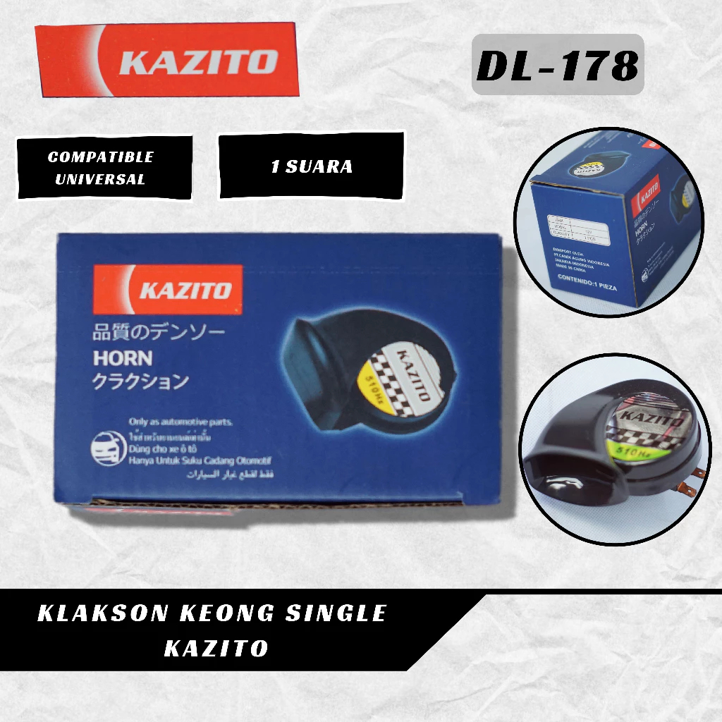 Klakson Keong Single Kazito / Klakson Model Keong Single Universal Semua Motor