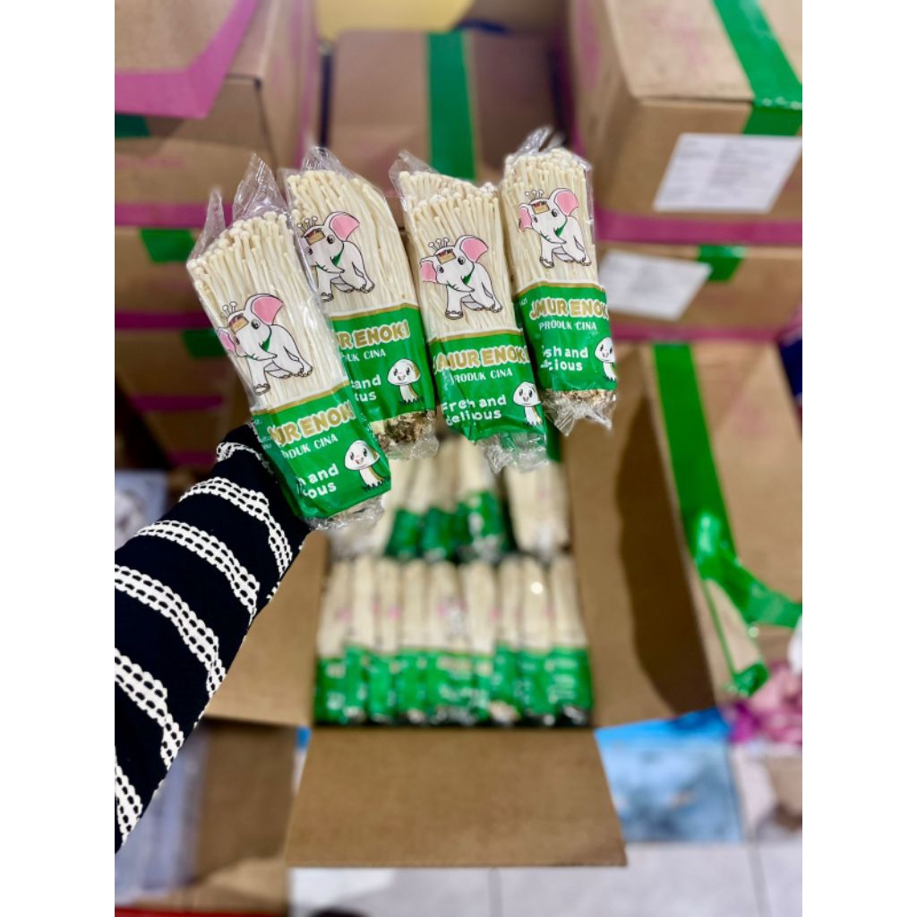 

jamur enoki