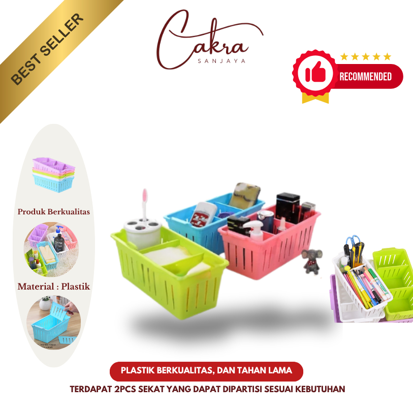 CAKRA Rak Partisi Serbaguna Rak Partisi 3 Sekat Terbaru