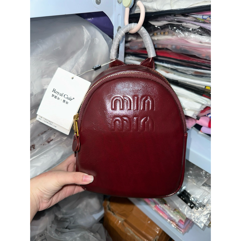 Ransel Telur Mini Royal Cuir Min Min Tas Import Premium