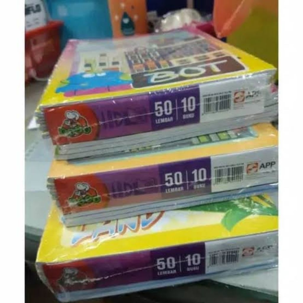 

buku tulis Dodo isi 50 lembar 1 pack isi 10 buku