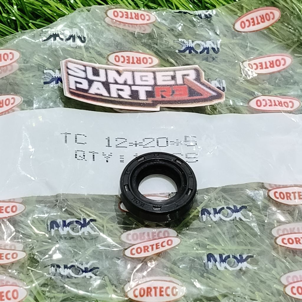 (nok) 12x20x5 oil seal as waterpump viar sil water pump pompa air radiator - sedia sparepart motor r