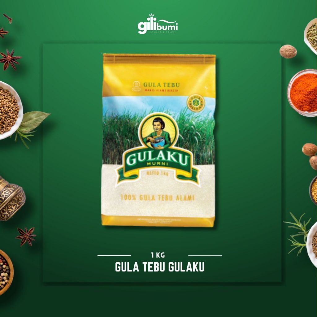 

Gula Pasir Gulaku (Gula Tebu Indonesia) 1kg