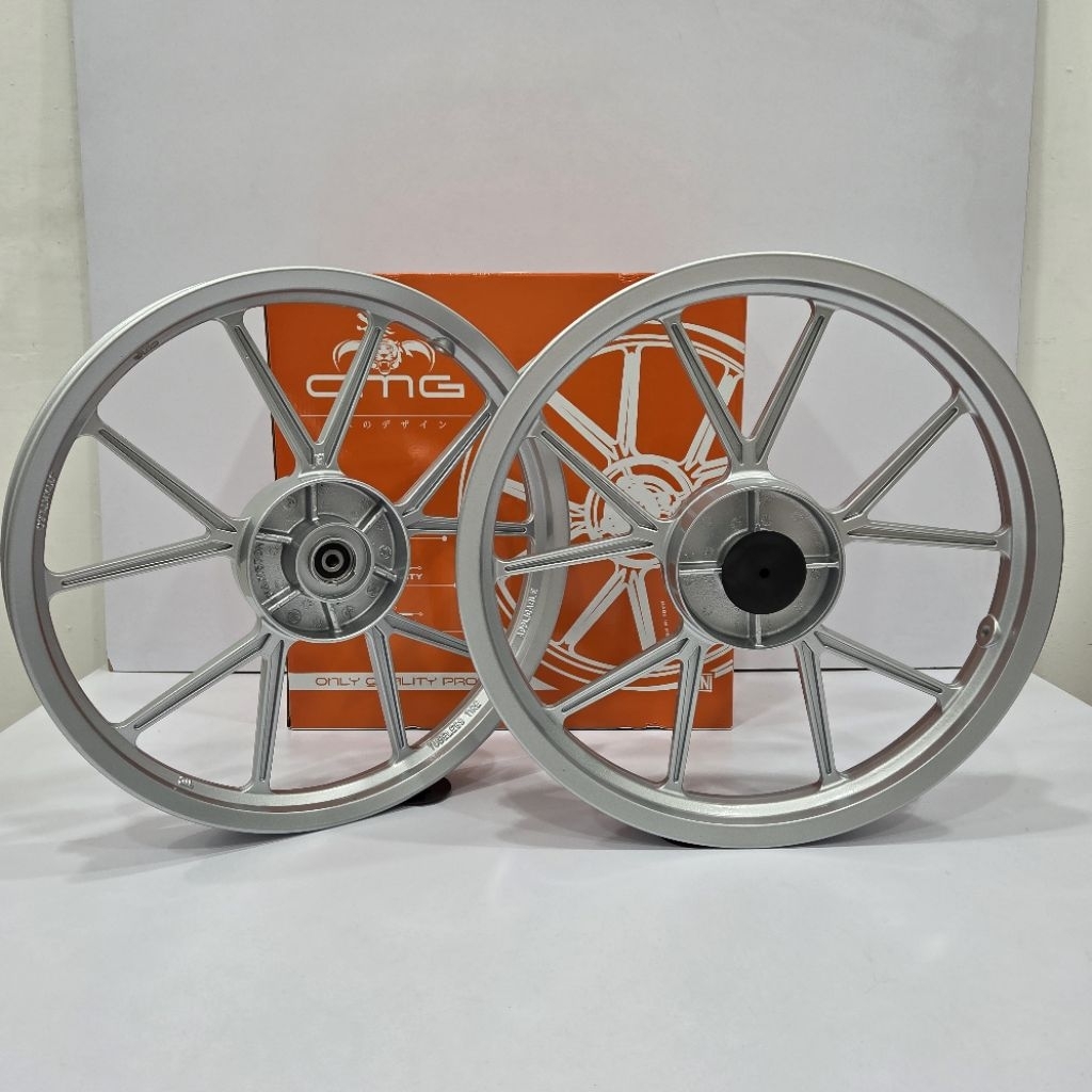 VELG CMG GP WHEEL MODEL DAYTONA TROMOL YAMAHA F1ZR/JUPITER/GRAND/RX KING BLACK RING 17 X 160 / 185 O