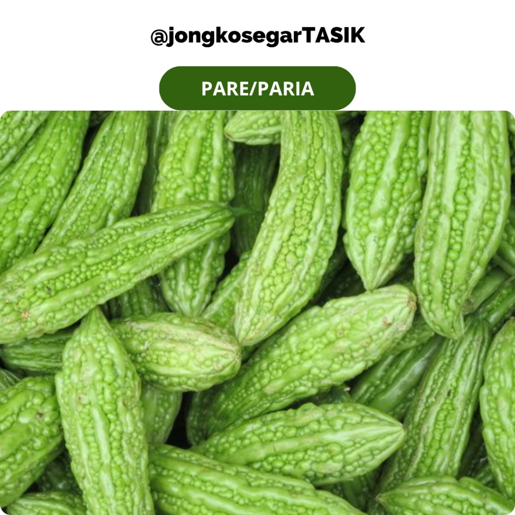 

jongkosegarTASIK - Pare/Paria Segar Fresh 250-500 gram