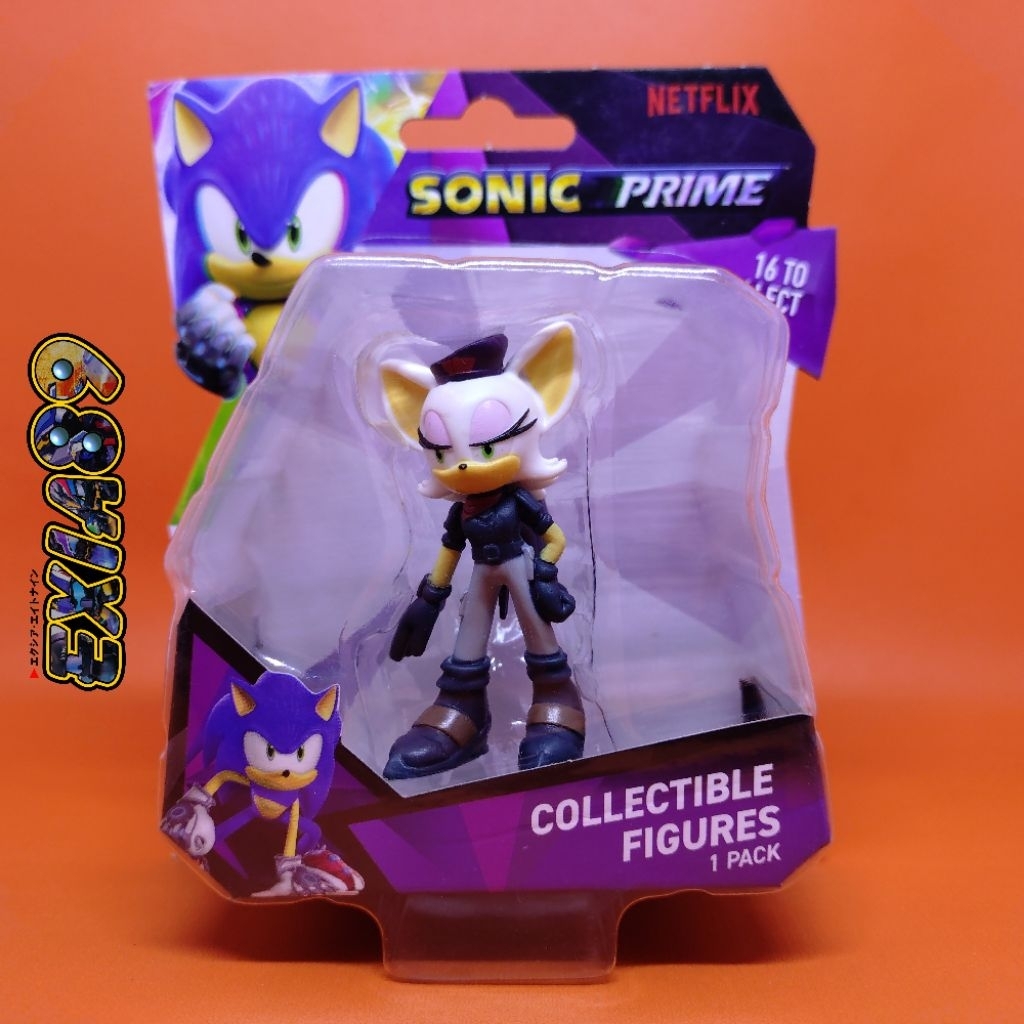 Sonic Prime Collectible Figures 1 Pack (Blister) - Rebel Rouge