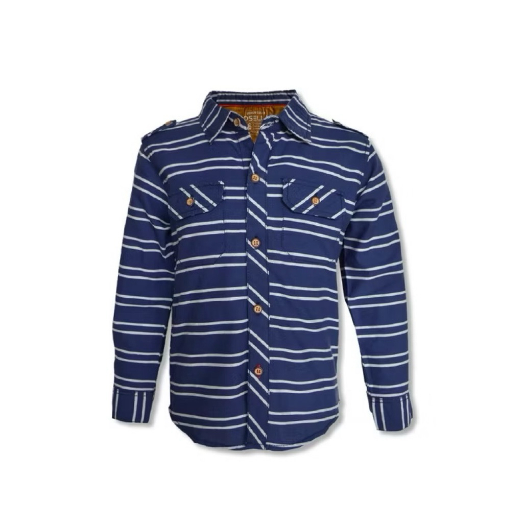 kemeja osella anak laki-laki 9 tahun