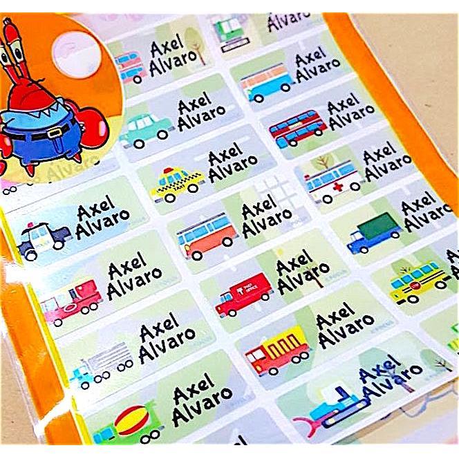 

Label Nama Anti Air Sticker Waterproof Vehicle