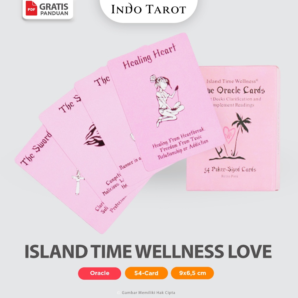 Tarot Oracle Island Time Wellness Love Oracle Pink Tarot Reading - Indo Tarot