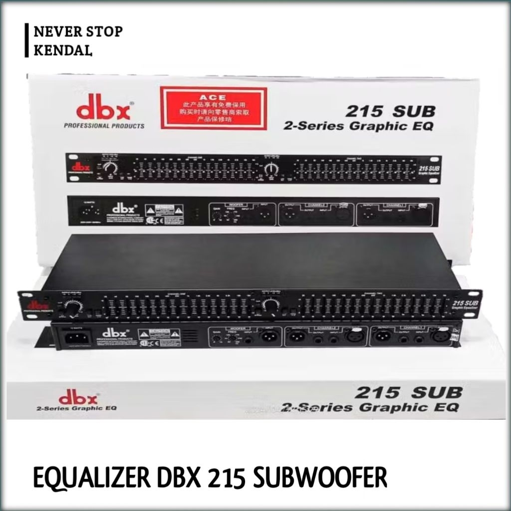 EQUALIZER DBX 215 SUB ORIGINAL GRADE A