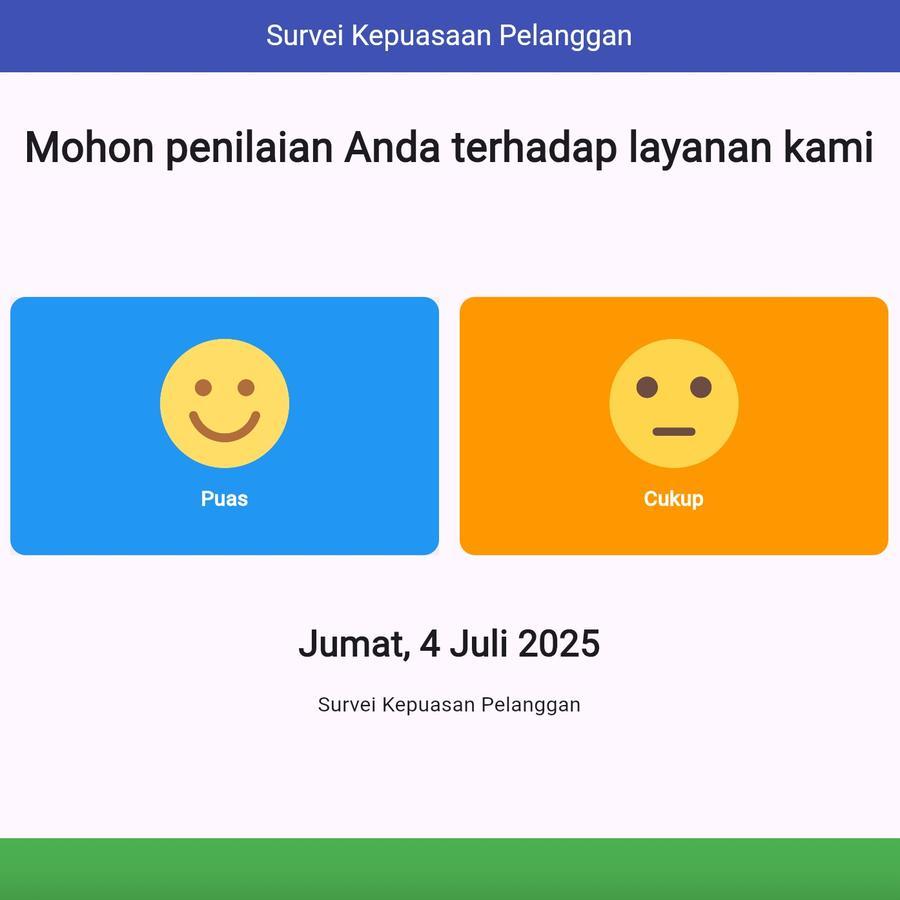Source Code Aplikasi Flutter Survei Kepuasaan Pelanggan