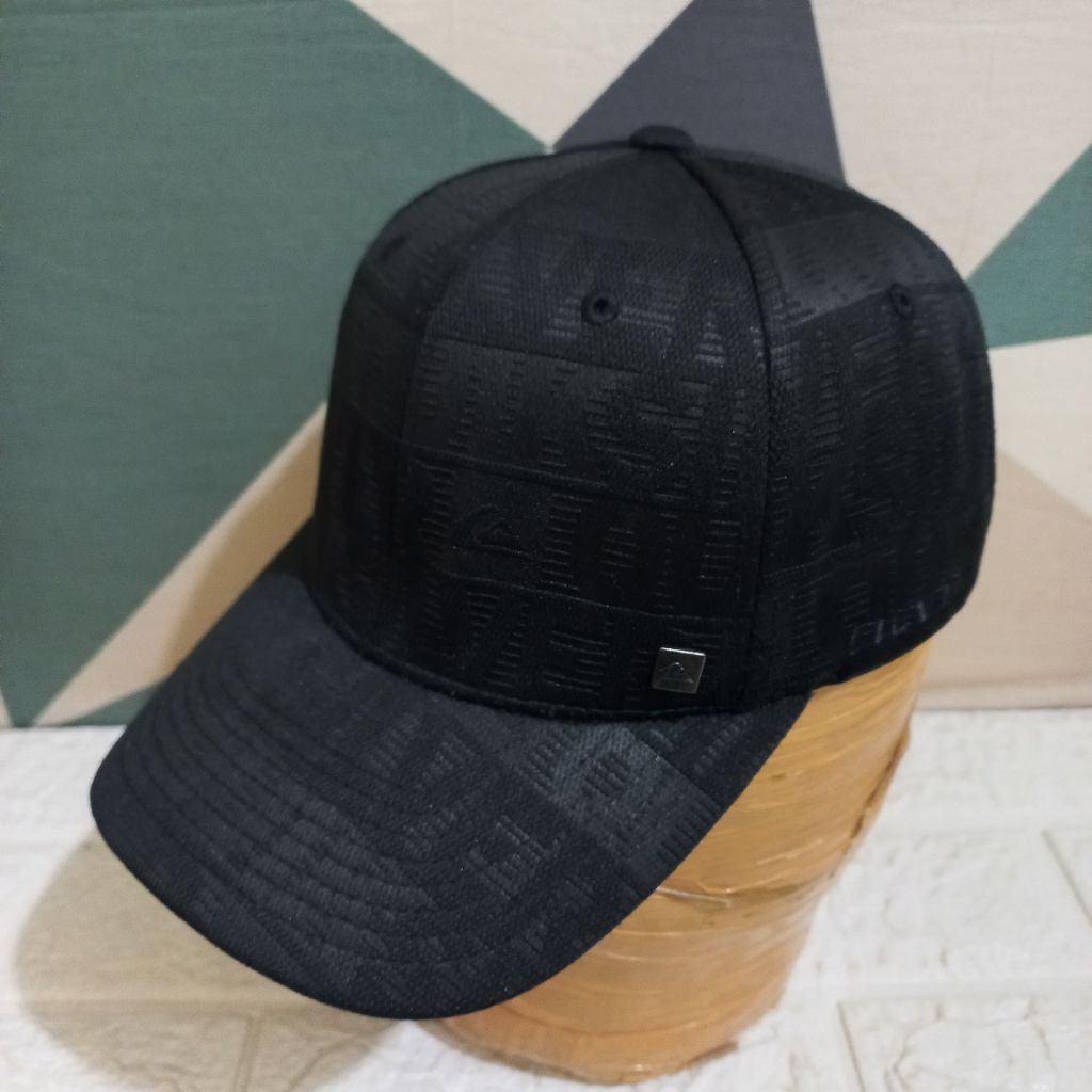 Topi Quiksilv3r Second Topi Logo Besi Topi Yupo0ng Size L-XL stok 7082