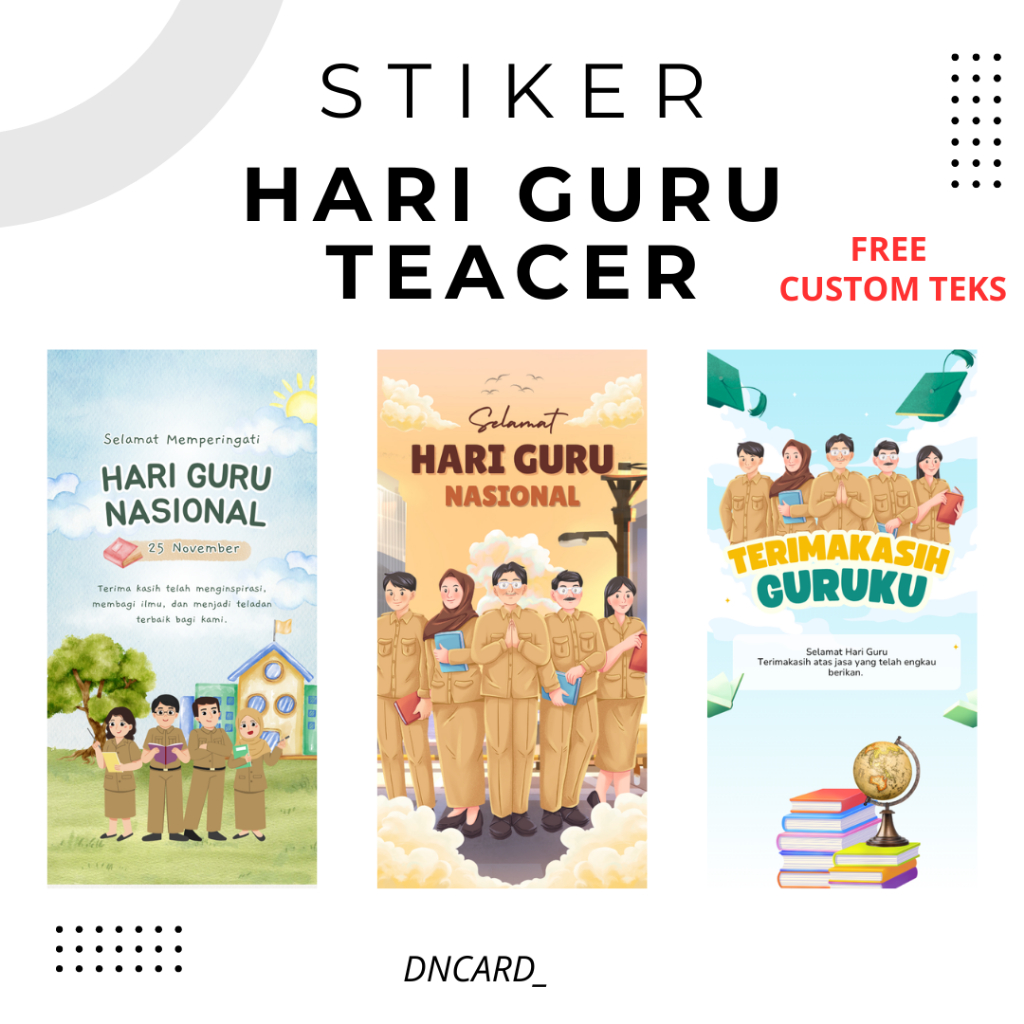 

STIKER HARI GURU STIKER SEGEL GIFT BOX HAPPY TEACER DAY SEAL AESTHETIC VINTAGE