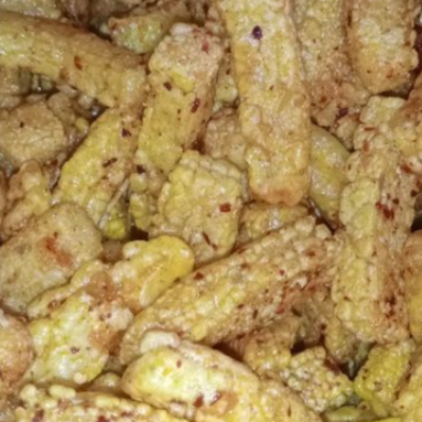 

kerupuk rambak jari renyah kriuk pedas daun jeruk