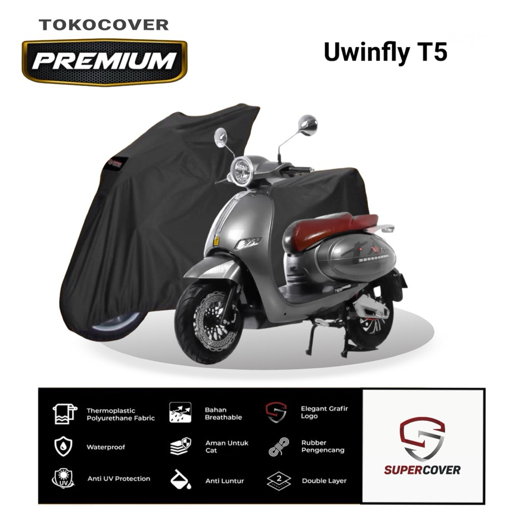 Sarung Motor Sepeda Listrik Uwinfly T5 Super Cover Motor